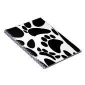 Abstrakter Hundepapierdruck Notizblock (Rechte Seite)