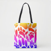 Abstrakter Hundepapierdruck Tasche (Vorderseite)