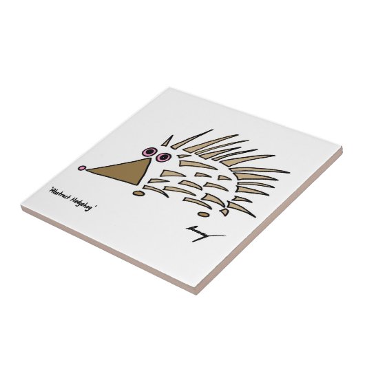 Abstrakter Igel Fliese (Seite)