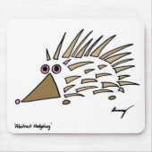 Abstrakter Igel Mousepad (Vorne)