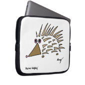 Abstrakter Igel Notebook-Sieb Laptopschutzhülle (Vorne Rechts)