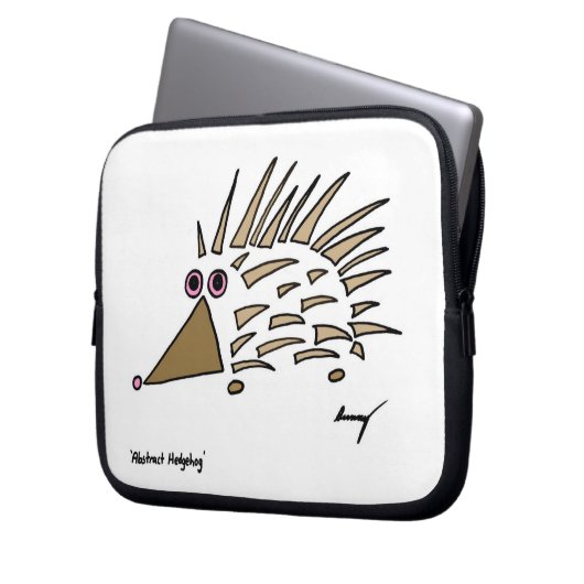 Abstrakter Igel Notebook-Sieb Laptopschutzhülle (Vorderseite Links)