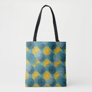 Abstrakter Ikat- und Boho-Stil handgefertigtes Sto Tasche