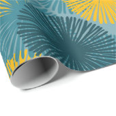 Abstrakter Ikat- und Boho-Stil-Tuchpatt Geschenkpapier (Rolleneckpunkt)