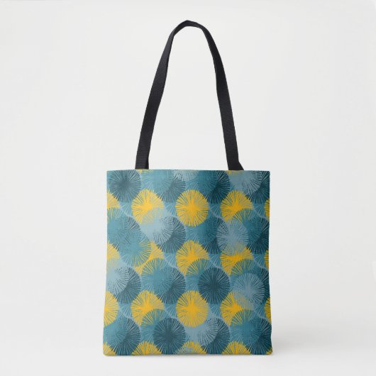 Abstrakter Ikat- und Boho-Stil-Tuchpatt Tasche (Vorderseite)