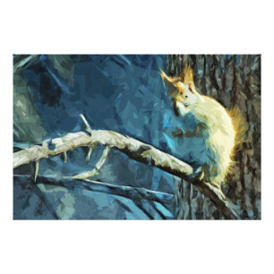 Abstrakter Impressionismus Fotodruck