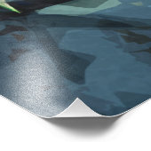 Abstrakter Impressionismus Fotodruck (Ecke)