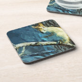 Abstrakter Impressionismus Getränkeuntersetzer (Linke Seite)