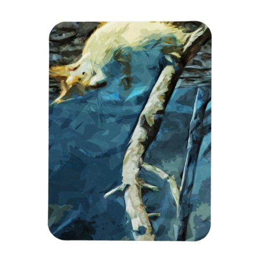 Abstrakter Impressionismus Magnet (Vertikal)