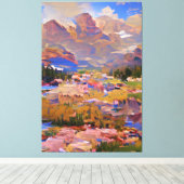 Abstrakter Impressionismus Malerei Colorado Leinwanddruck (Insitu (Holzboden))