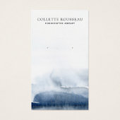 Abstrakter Indigo-Watercolor-Wash (Vorderseite)