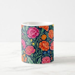 Abstrakter indischer Nelken-Schmetterlinge-Kaffeeb Kaffeetasse