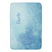 Abstrakter individuelle Name Badematte (Vorderseite Vertikal)