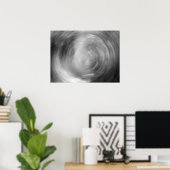 Abstrakter Infrarot-Swirl Poster (Heimbüro)