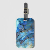 abstrakter Ischifi-Orden Gepäckanhänger (Vorderseite Vertikal)