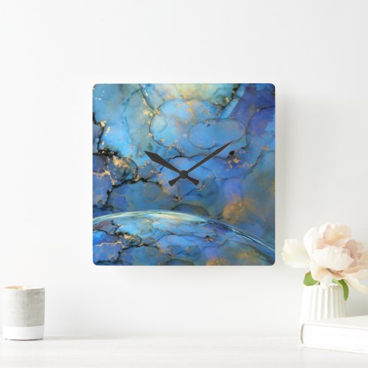 abstrakter Ischifi-Orden Quadratische Wanduhr (Zuhause)