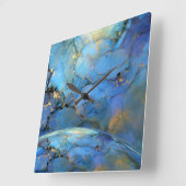 abstrakter Ischifi-Orden Quadratische Wanduhr (Winkel)