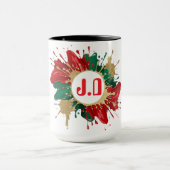 Abstrakter italienischer Farbsplash Tasse (Zentrum)