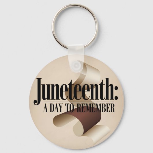 Abstrakter Junetag Schlüsselanhänger (Rückseite)