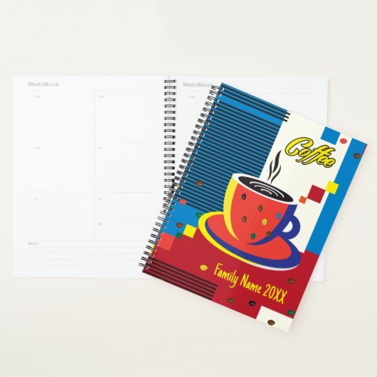 Abstrakter Kaffee Cup Trendkultur Planer (Anzeige)