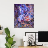 Abstrakter Kaffee Poster (Heimbüro)