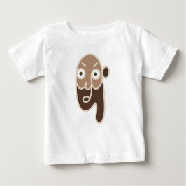 Abstrakter Kaffeemann Baby T-shirt