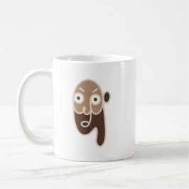 Abstrakter Kaffeemann Kaffeetasse