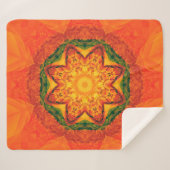 Abstrakter Kaleidoskop-Hintergrund Schöne Sherpadecke (Vorderseite (Horizontal))