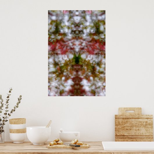 Abstrakter Kaleidoskop Poster (Küche)