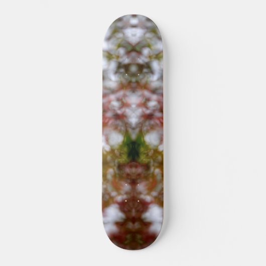 Abstrakter Kaleidoskop Skateboard (Vorderseite)