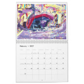 abstrakter Kalender 2023 (Feb 2027)