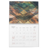 Abstrakter Kalender für experimentelle digitale Ku (Mär 2027)