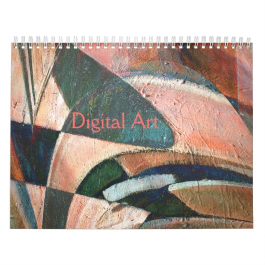Abstrakter Kalender für experimentelle digitale Ku (Titelbild)