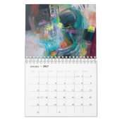 Abstrakter Kalender von Lori Rivera (Jan 2027)