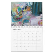 Abstrakter Kalender von Lori Rivera (Mär 2027)