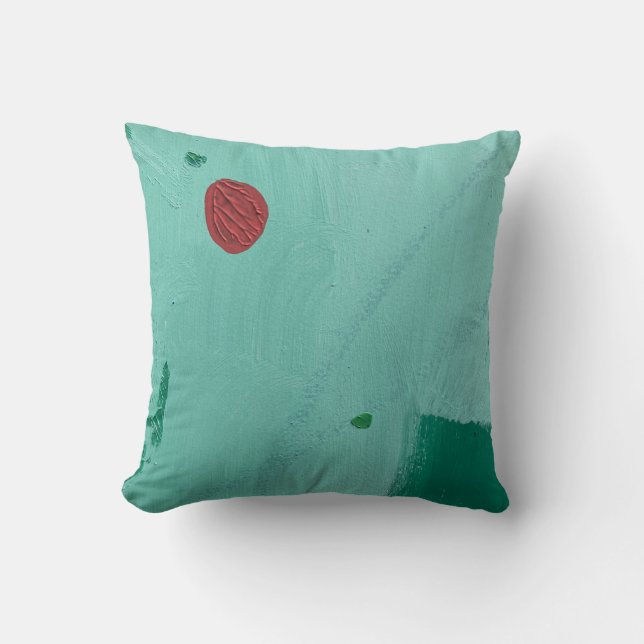 Abstrakter Kehlkopf Kissen (Vorderseite)