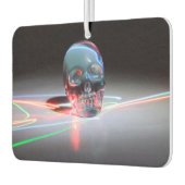 Abstrakter Klarsichel Autolufterfrischer (Links)