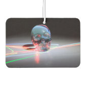 Abstrakter Klarsichel Autolufterfrischer (Vorderseite)