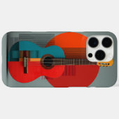 Abstrakter klassischer Gitarren-Kunst-iPhone / iPa Case-Mate iPhone Hülle (Rückseite (Horizontal))