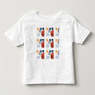 Abstrakter Kleinkind Fine Jersey T - Shirt