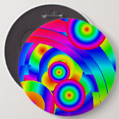 Abstrakter Komet Button (Vorne & Hinten)