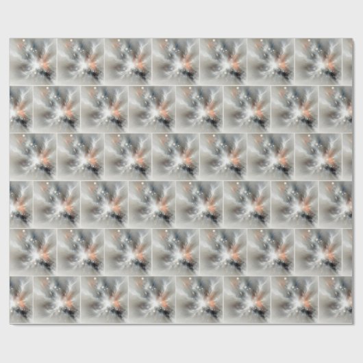 Abstrakter kosmischer Ausbruch Geschenkpapier (Flach)