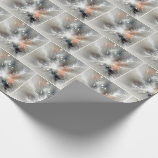 Abstrakter kosmischer Ausbruch Geschenkpapier (Ecke)