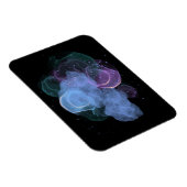 Abstrakter kosmischer Nebel Foto Magnet (Rechte Seite)