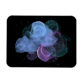Abstrakter kosmischer Nebel Foto Magnet (Horizontal)