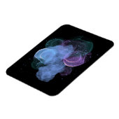 Abstrakter kosmischer Nebel Foto Magnet (Linke Seite)