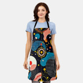 Abstrakter kosmischer Tanz Schürze (Getragen)