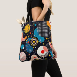 Abstrakter kosmischer Tanz Tasche