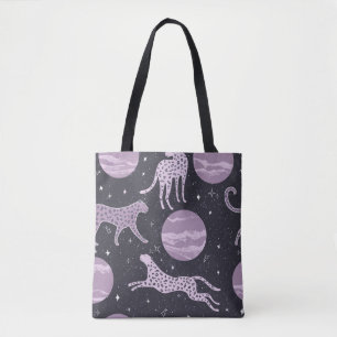 Abstrakter Kosmos nahtloser Muster, galaxischer Hi Tasche