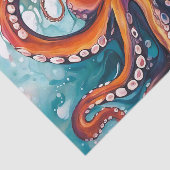 Abstrakter Krake Seidenpapier (Ausschnitt)